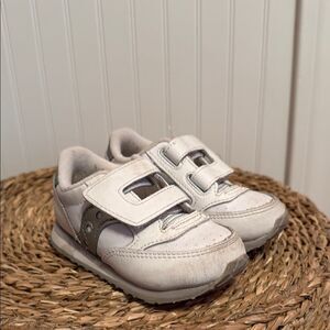 Saucony Boys Baby Jazz Sneaker Grey/white Size 7.5M